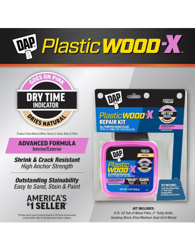 Relleno de Madera Plástica DAP-X DryDex 8 Oz Natural