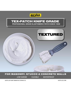 Compuesto de Parcheo Texturizado ACRYLUX 5.7kg Grado Cuchillo 2