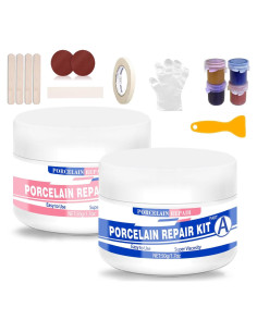Kit de Reparación de Baño OOTDART 3.4oz Fibra de Vidrio Color