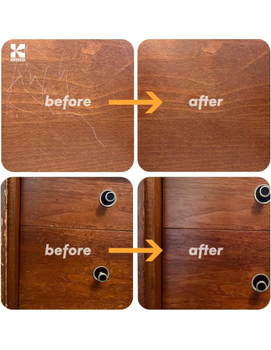 Katzco Set de 34 Marcadores de Madera para Reparación de Muebles