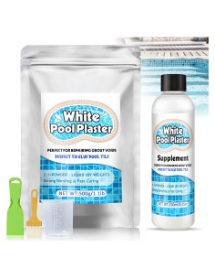 Kit de Reparación de Yeso Blanco OOTDART 0.45 kg para Piscinas