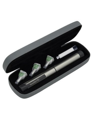 Estuche Organizador para Pluma de Insulina Lemintae Gris - Viaje