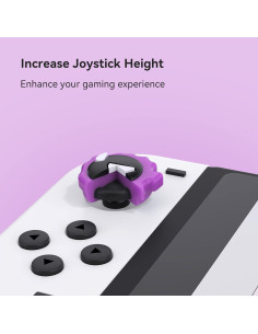 Tapa Joystick Silicona Yocore Púrpura para Switch Lite 4 Pcs 2