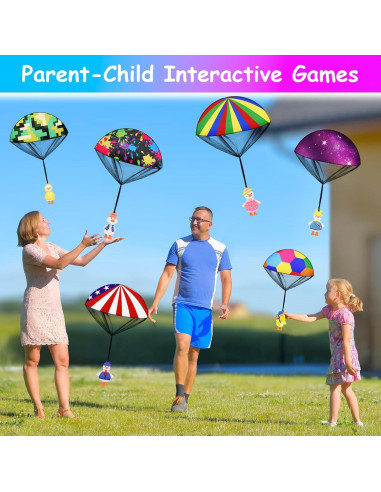 6 Juguetes Paracaídas Patos Voladores Xohny - Regalo Cumpleaños