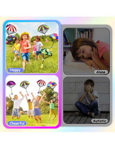 6 Juguetes Paracaídas Patos Voladores Xohny - Regalo Cumpleaños