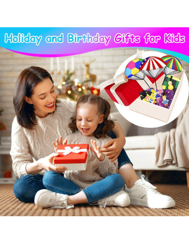 6 Juguetes Paracaídas Patos Voladores Xohny - Regalo Cumpleaños