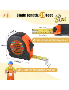 Cinta Métrica Grabada RugaijeffPooda 7.62m Amor Eterno 2