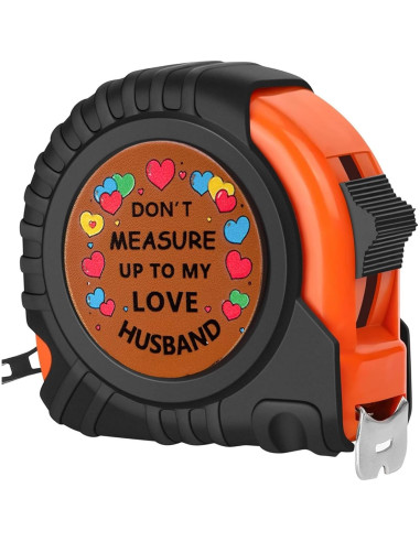 Cinta Métrica Grabada RugaijeffPooda 7.62m Amor Eterno