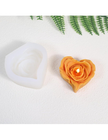 9 Moldes de Silicona para Velas Flores Aifong - 50 Mechas