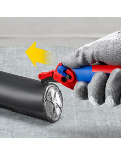 Cuchillo de Desforre KNIPEX 16 50 145 SB 146 mm Trinquete 2