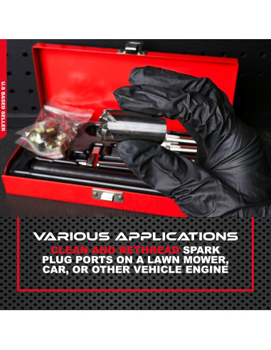 Juego de Reparación de Roscas de Bujías ABN 14mm - Kit Completo