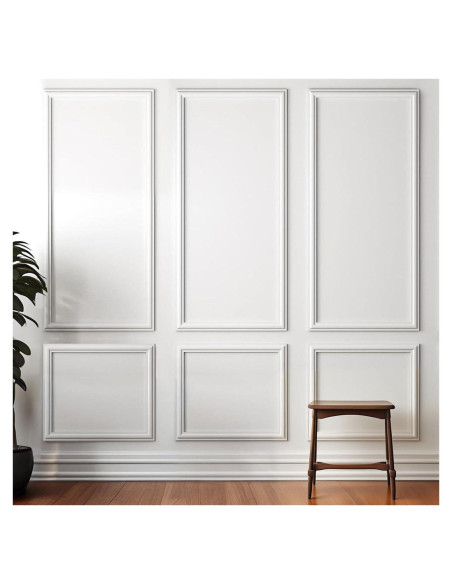 Kit de Molduras de Pared Autoadhesivas TRAIN2 ART 6 Juegos 61x137 cm