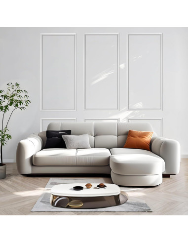 Kit de Molduras de Pared Autoadhesivas TRAIN2 ART 6 Juegos 61x137 cm