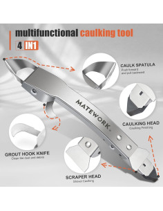 Kit de Herramientas de Sellado Matework 4 en 1 con Guantes 2