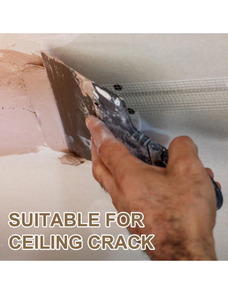 Cinta de Reparación de Yeso PATIKIL 15 cm x 30 m Fibra de Vidrio