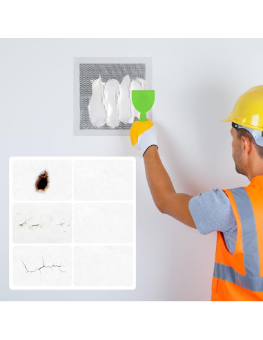 Kit de Reparación de Drywall Farady 16 Piezas Autoadhesivo