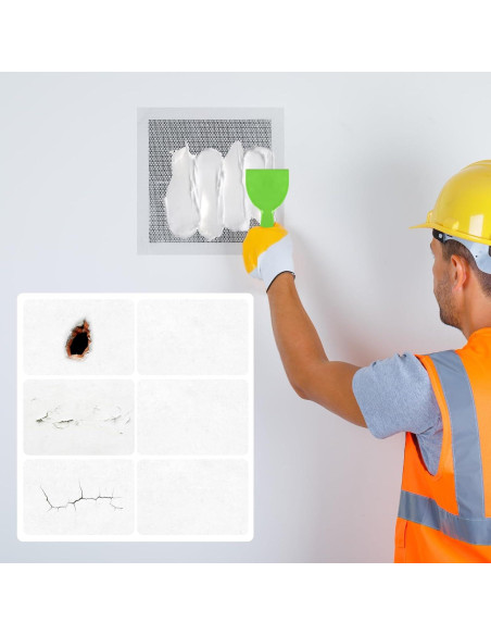 Kit de Reparación de Drywall Farady 16 Piezas Autoadhesivo