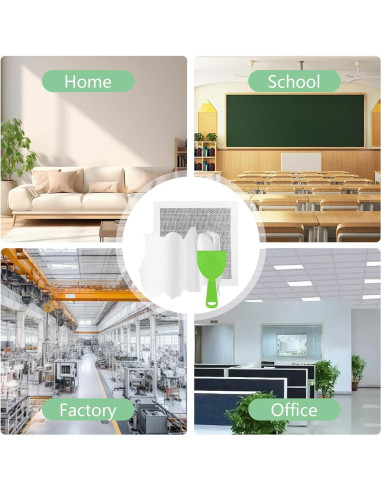 Kit de Reparación de Drywall Farady 16 Piezas Autoadhesivo