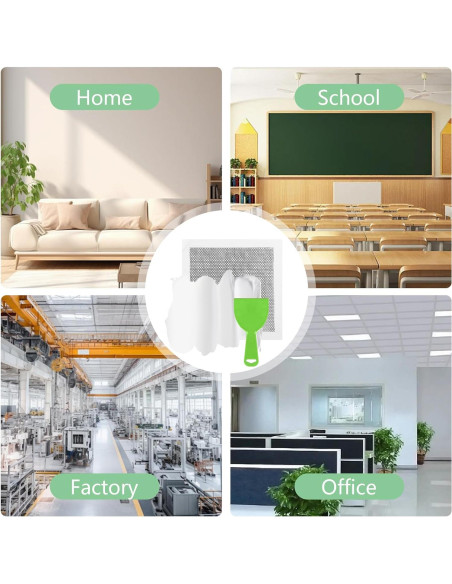 Kit de Reparación de Drywall Farady 16 Piezas Autoadhesivo