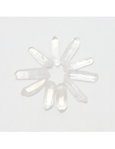 10 Cristales de Cuarzo Claro Natural Pulidos 3.81-5.08 cm Brasil 2