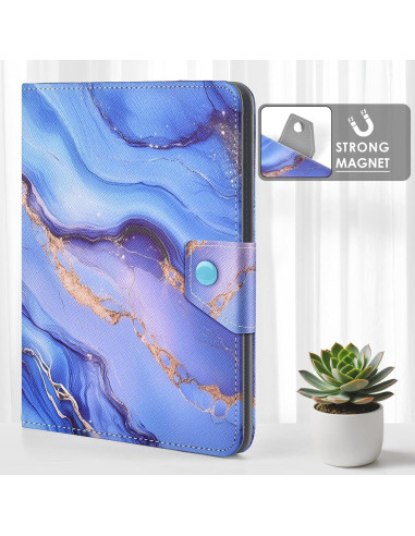 Funda Universal para Tableta 8-8.9" DETUOSI Cuero PU Azul