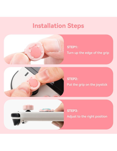 Conjunto de Tapas de Botones GeekShare para Switch - Rana y Axolote