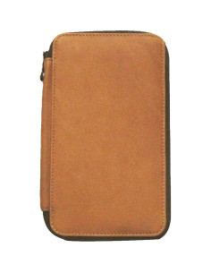 Funda de Cuero Genuino Speedball para 48 Lápices Marrón 2