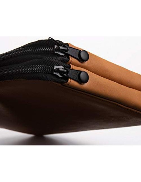 Funda de Cuero Genuino Speedball para 48 Lápices Marrón