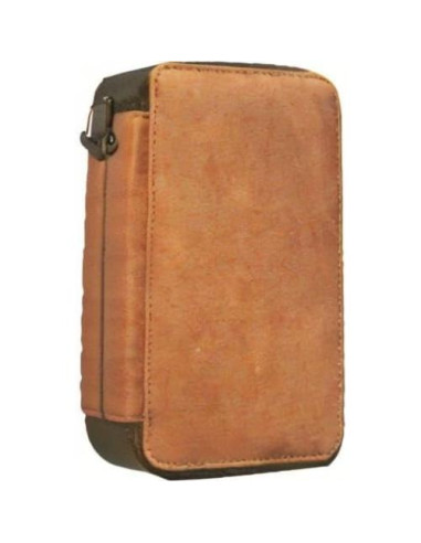Funda de Cuero Genuino Speedball para 48 Lápices Marrón