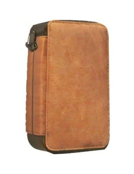 Funda de Cuero Genuino Speedball para 48 Lápices Marrón