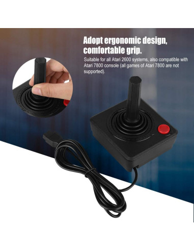 Joystick Analógico 3D Retro Clásico para Consola 2600