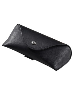 Caja de Gafas de PU de Cuero Negra para Cintura Andy's Orchids