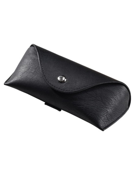 Caja de Gafas de PU de Cuero Negra para Cintura Andy's Orchids