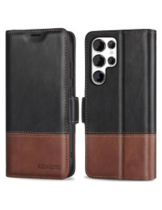 Funda de Cuero KEZiHOME para Samsung Galaxy S25 Ultra - RFID