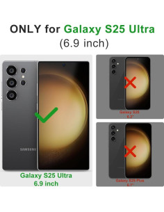 Funda de Cuero KEZiHOME para Samsung Galaxy S25 Ultra - RFID 2