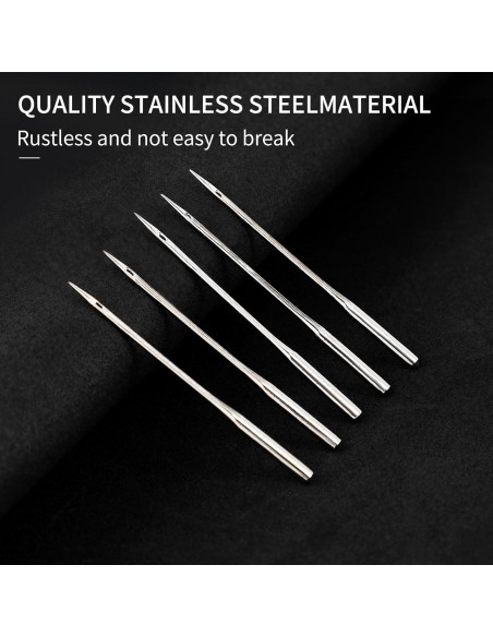 50 Agujas de Máquina de Coser Universales 90/14 Motroce