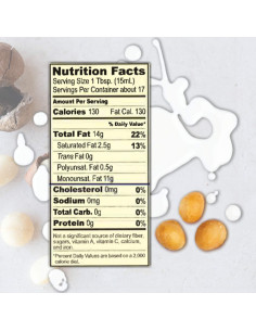 Aceite de Macadamia Virgen Roland Foods 240 ml Prensado en Frío 2