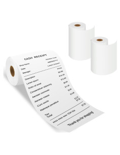 Rollos de Papel Térmico NineLeaf 3x 102mm x 29.3m para Brother