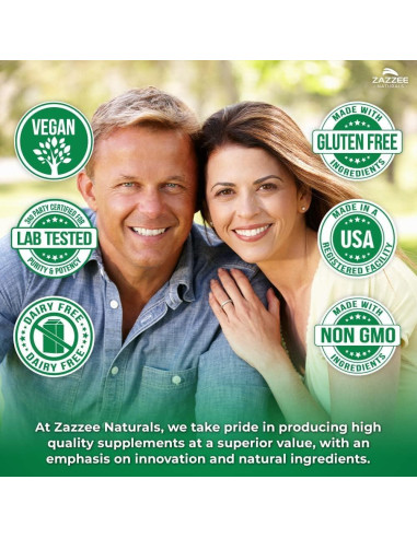 Extracto de Cereza Ácida 10:1 Zazzee 3000 mg 60 Cápsulas Veganas