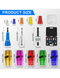 Kit de Pelacables 9 en 1 KervGia para Taladro - Calibre 6 a 14 2