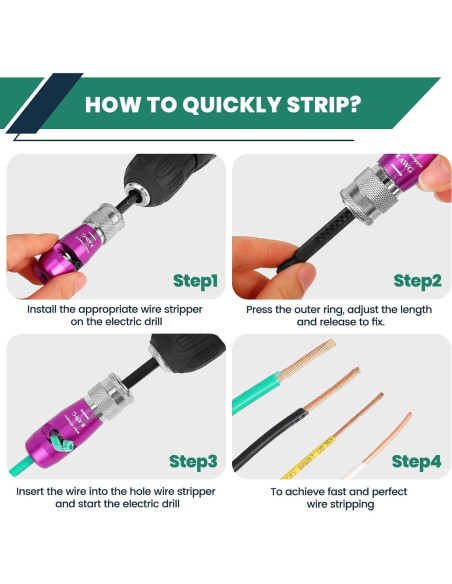 Desforradora de Cables 8 en 1 Velony Vacay, 0.5 kg, Rápida