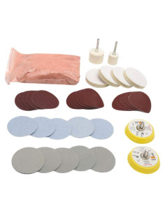Kit de Pulido de Vidrio WOOPOWER 34 Piezas - Reparación de Rayones