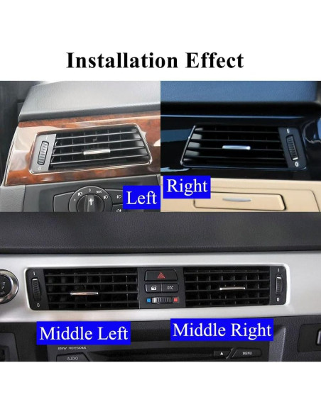 Kit de Reparación Salida Aire Tablero BMW Serie 3 E90 E91 E92 E93