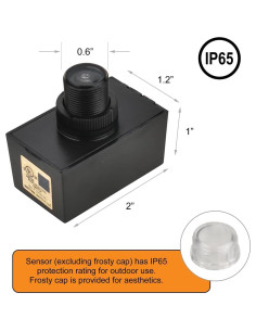 Control de Luz de Poste J.LUMI YCA1030 con Sensor Fotocélula 2