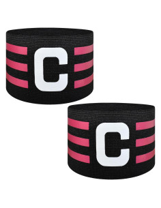 Banda de Capitán Ynaize 2 Pcs Ajustable Nylon Fútbol Baloncesto