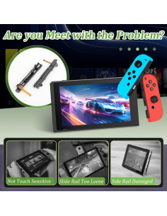 Raíl Deslizante Joy-Con Nintendo Switch Reemplazo SL SR 2