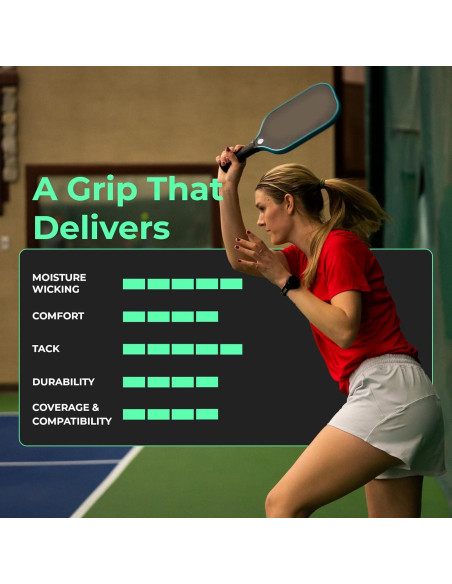 Cinta de Agarre Tacky ADV para Pickleball - Paquete de 6 - Ultra Fina