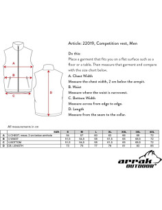 Chaleco de Competición para Entrenadores Arrak Outdoor - Resistente y Transpirable 2