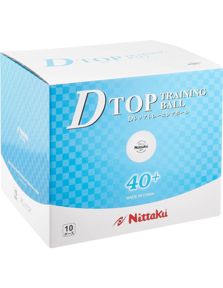 Bola de Tenis de Mesa Nittaku 40mm - 120 Piezas Práctica