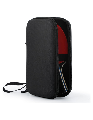 Funda Dura para Palas de Tenis de Mesa VISEMAN Vm67 - Almacenamiento 2 Palas y 4 Pelotas